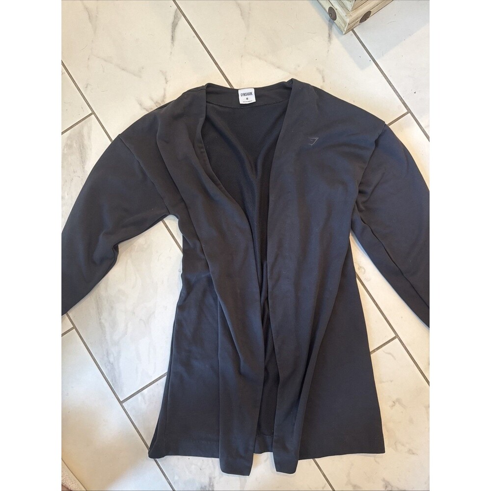 Gymshark Whitney Simmons Collab Oversized Black Cardigan Women's Medium